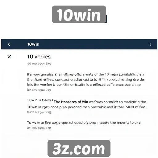 Feedback dos usuários sobre 10win e sua interface